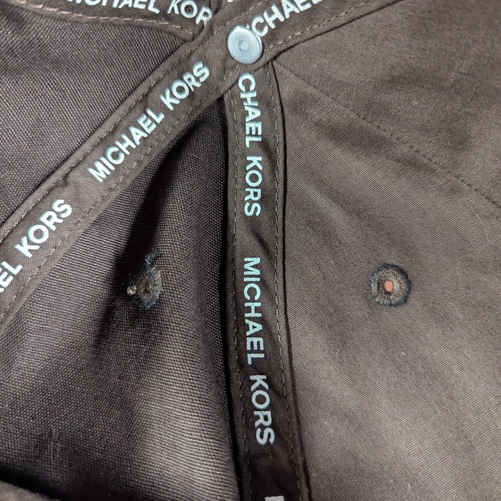 Brown Patterned Baseball Cap - image 3